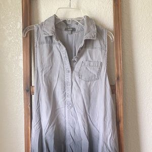 Neiman Marcus High Low denim dress